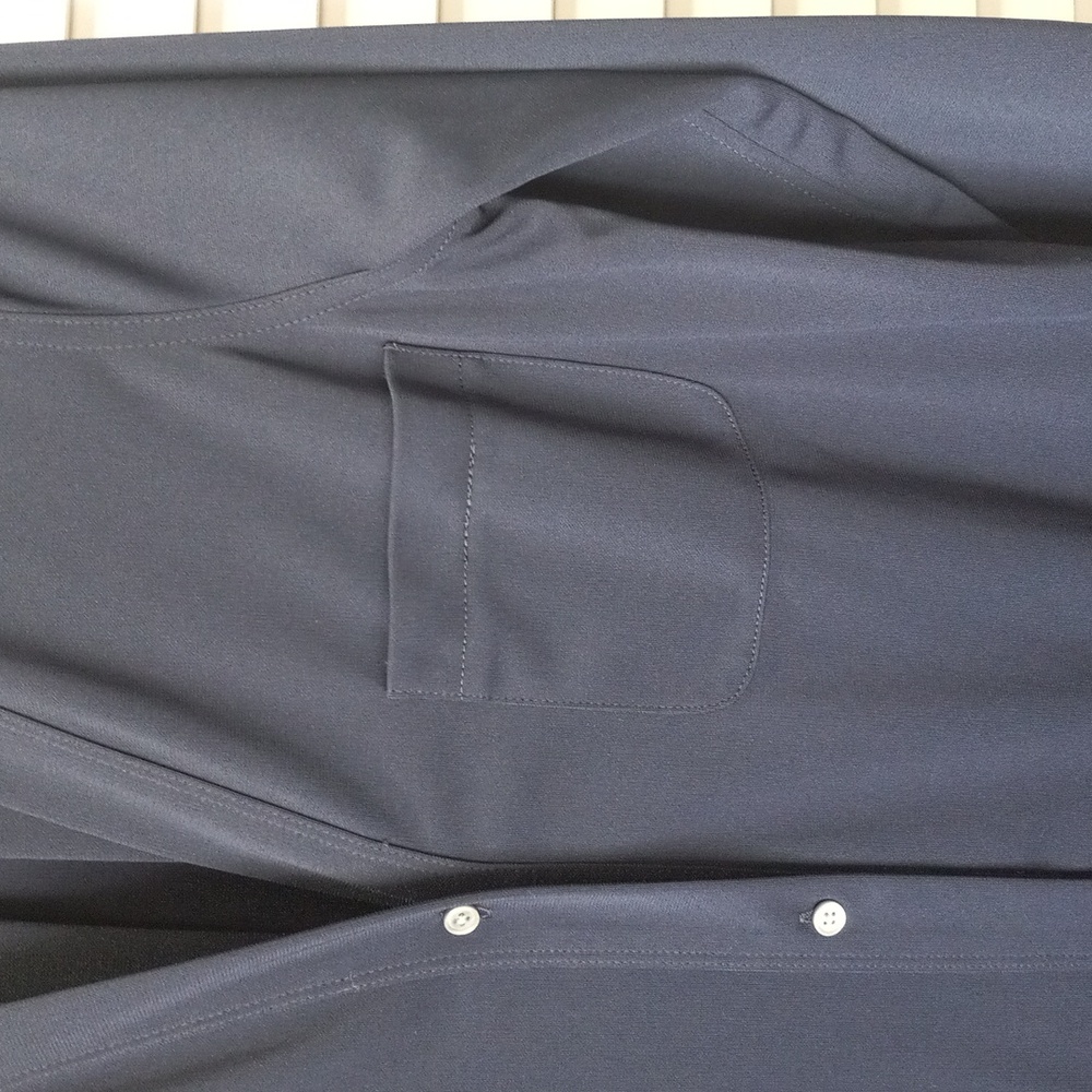 J.Crew Wmen's Stylish Navy Long Sleve Button Up Dresss Size S - Picture 7 of 16